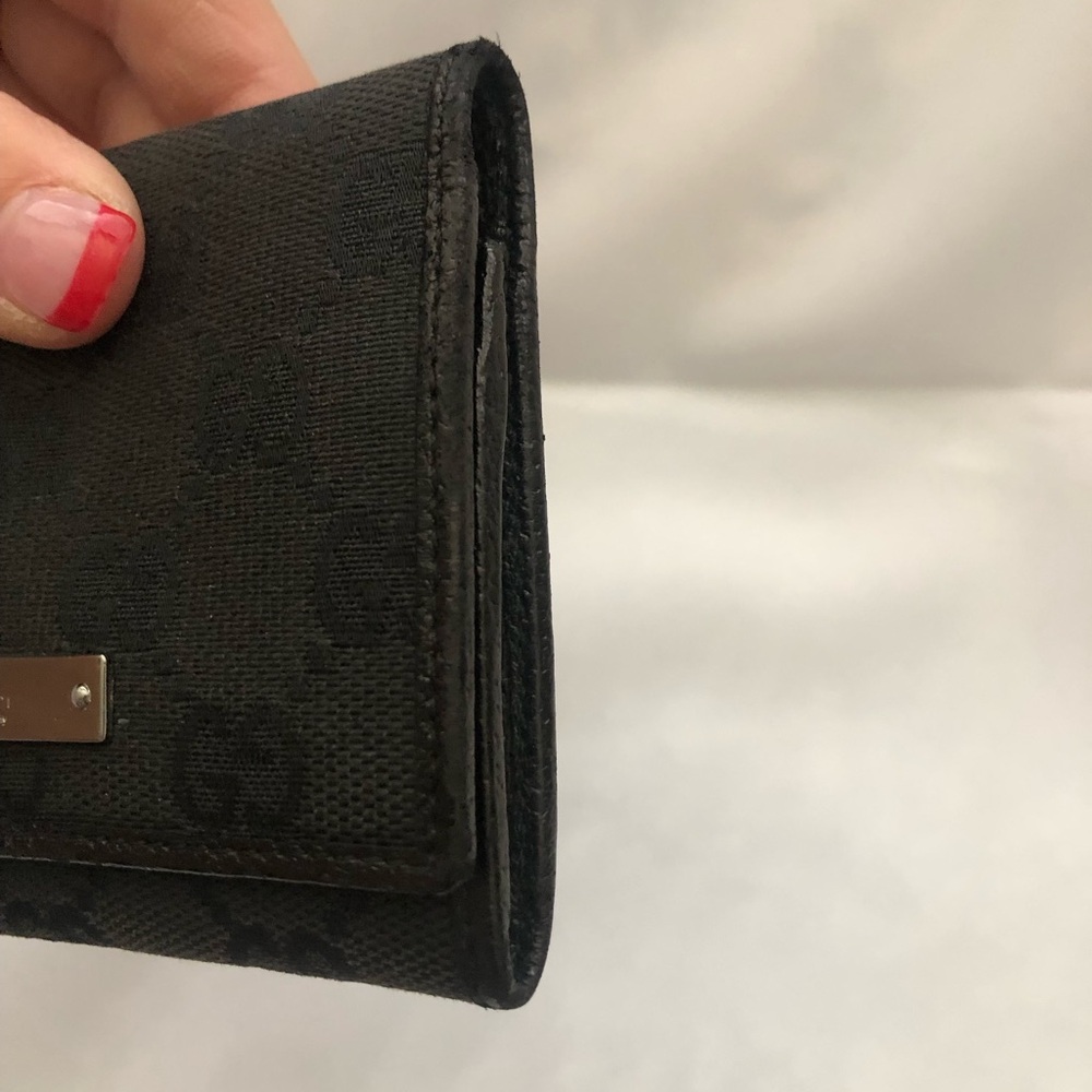 Gucci Black Monogram Wallet - Picture 8 of 15